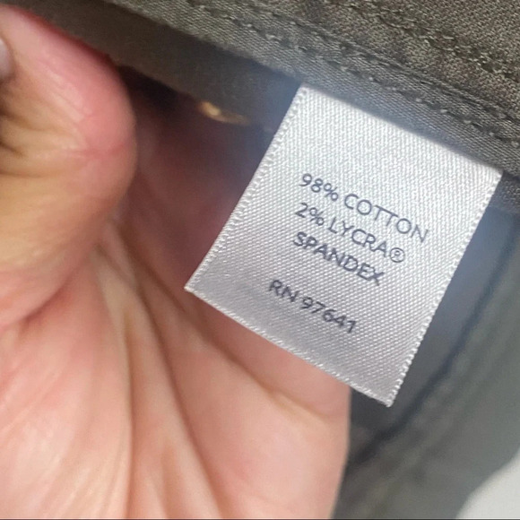 JJill Army Green Utility Blazer Jacket Coat Size XS Classic Capsule Staple - Picture 13 of 13